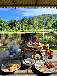Breakfast with a view