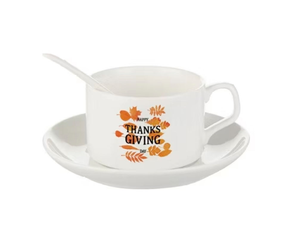 Miniature : Tasse à café avec cuillère et soucoupe 