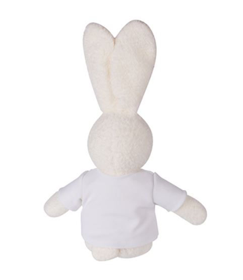 Miniature : Peluche lapin avec t-shirt personnalisable