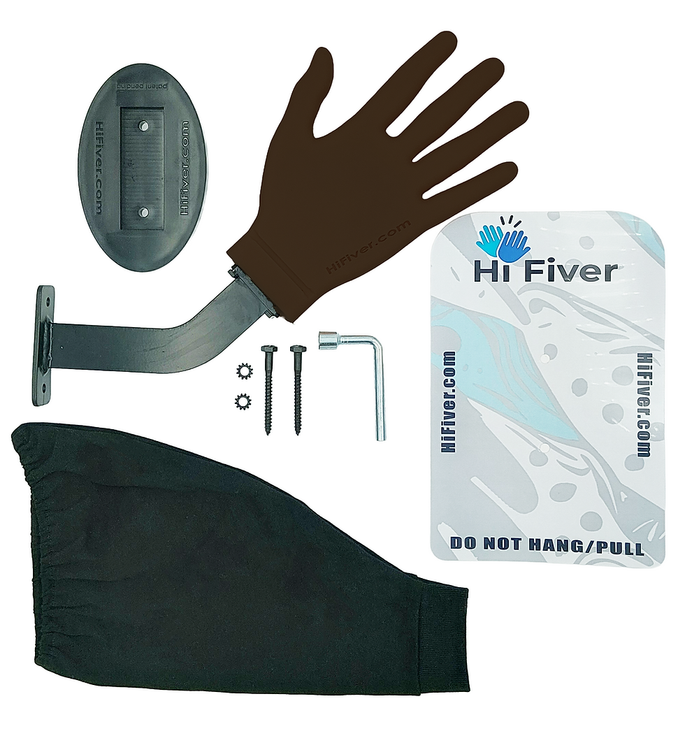 Thumbnail: HiFiver - Dark Brown Skin - Wall Mounted