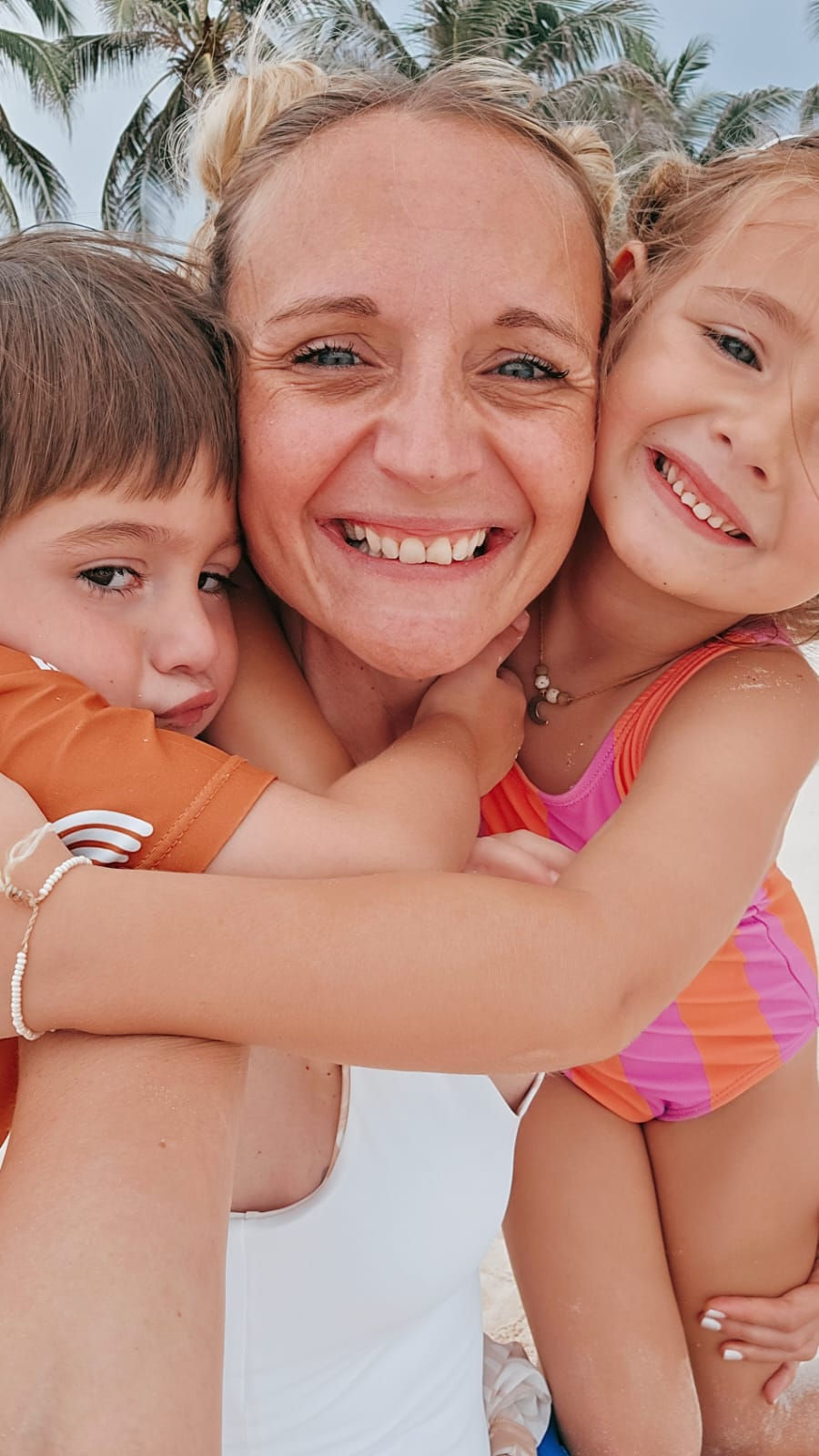 Louise Mariusse et ses enfants