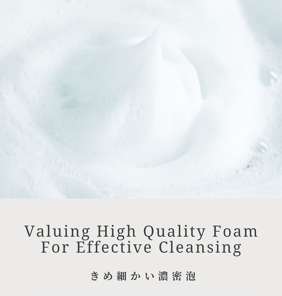 LA CASTA's high quality foam used in their haircare promotes gentle yet deeply effective cleansing.