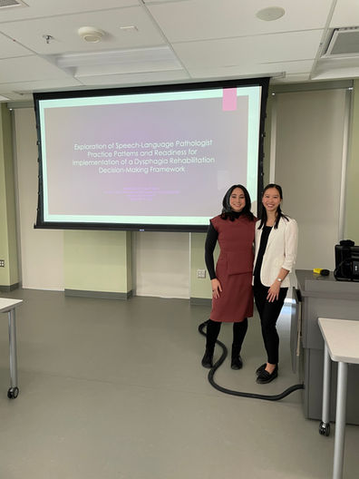 One of our amazing students successfully defending her master’s thesis work