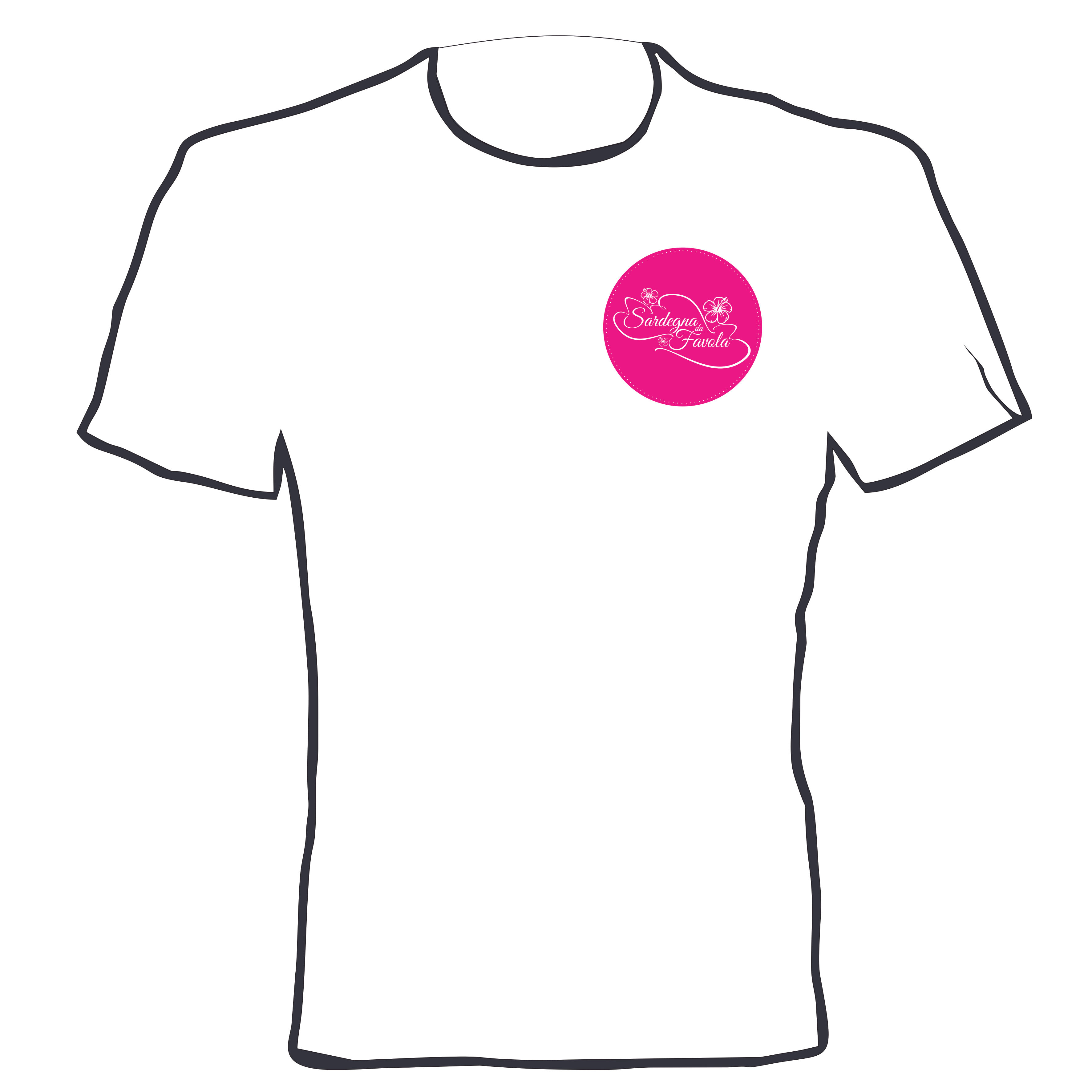 t-shirt logo lato cuore