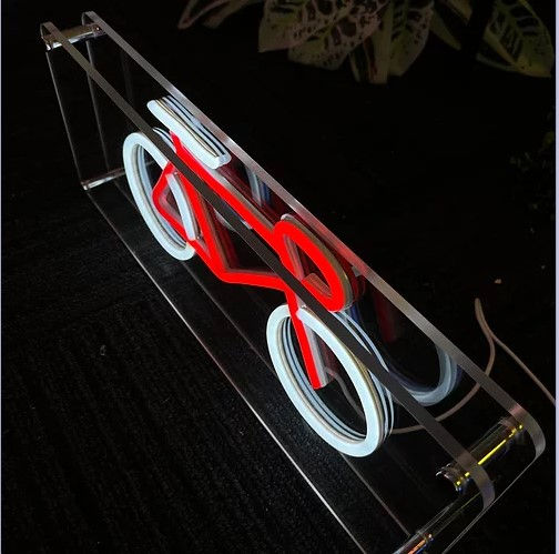 Thumbnail: Bicycle LED Neon sign lights  Light Box 5v 40cm LED neon custom