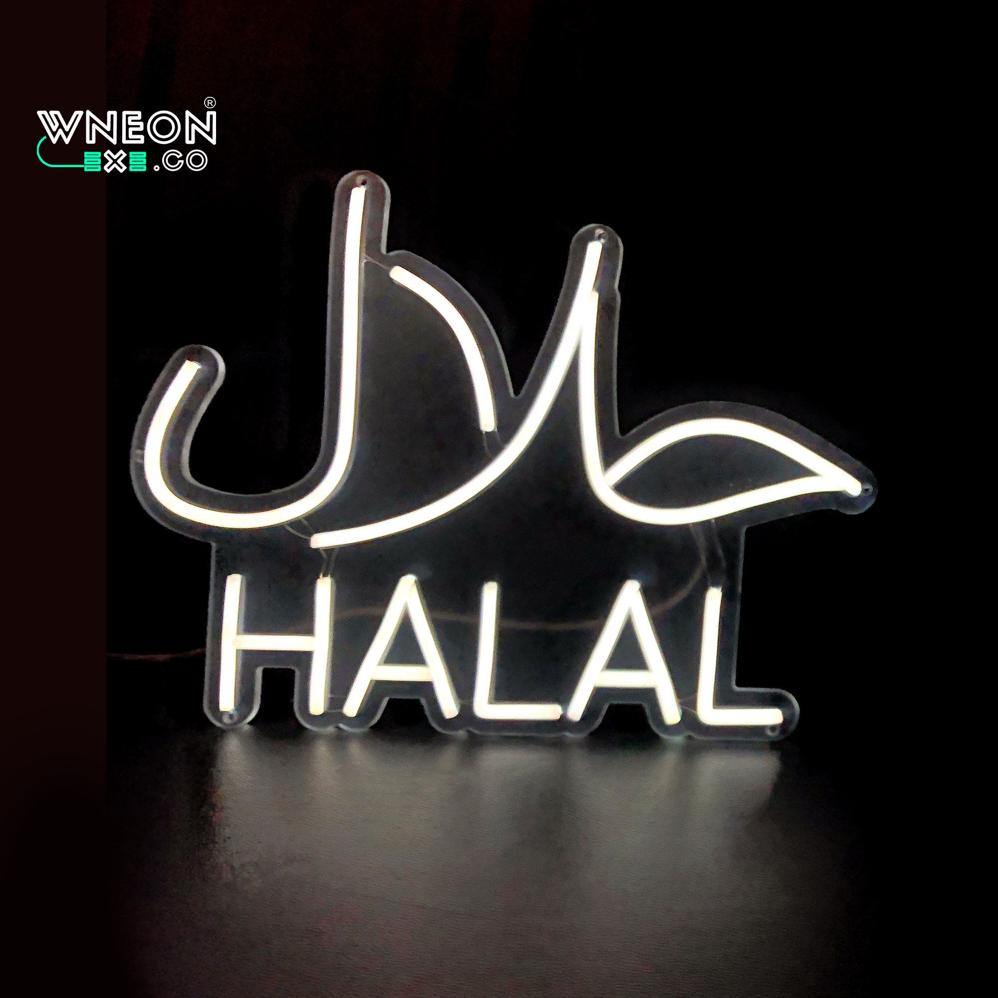 HALAL 40*30cm Custom Neon Sign