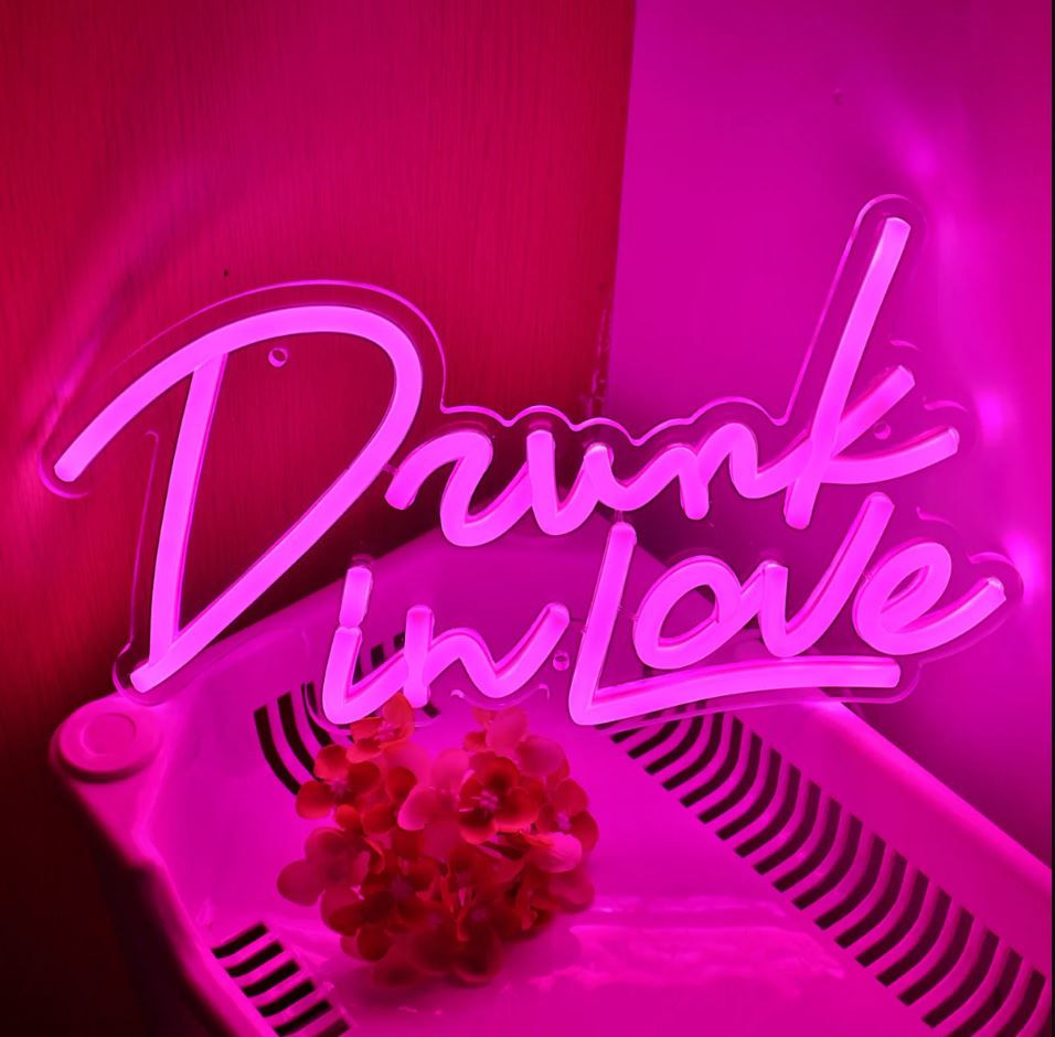 Thumbnail: USB LED Neon Sign Light Wall Decorative Night Lights Hanging Bedroom Party Lamp