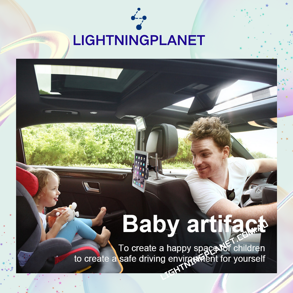 Thumbnail: ar Back Seat Phone Holder 360 Degree Rotate Stand Auto Headrest Bracket Support
