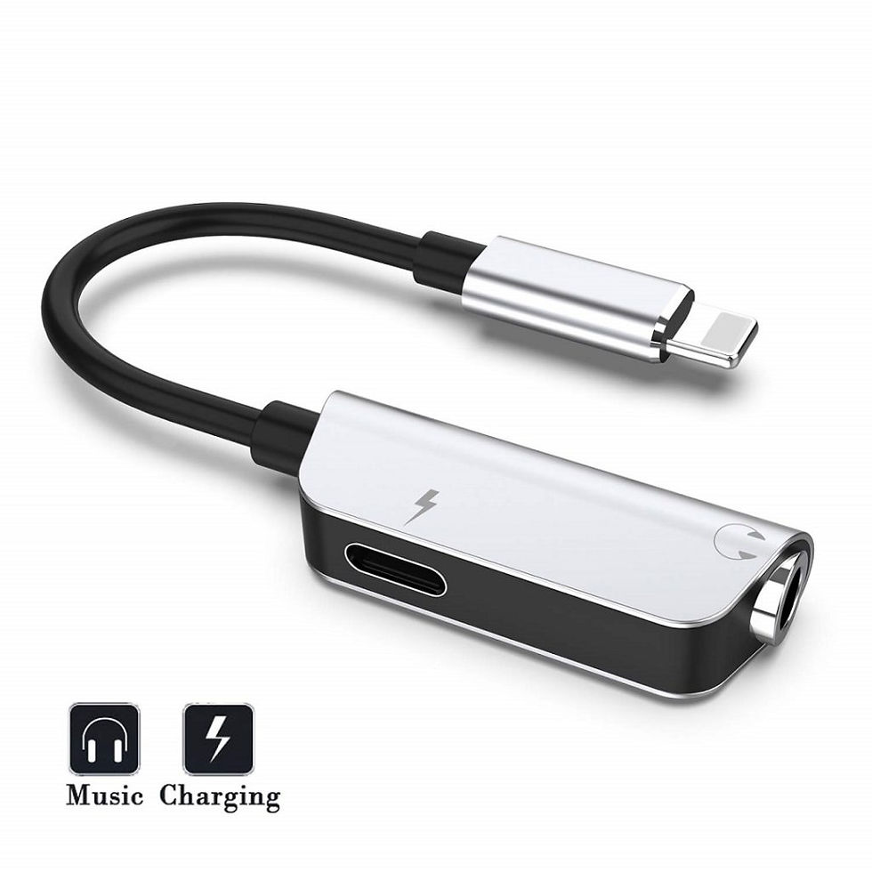 Thumbnail: 2 in 1 IP Male to 3.5mm + IP Female Adapter
