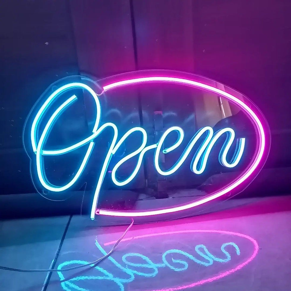 Custom OPEN Signs