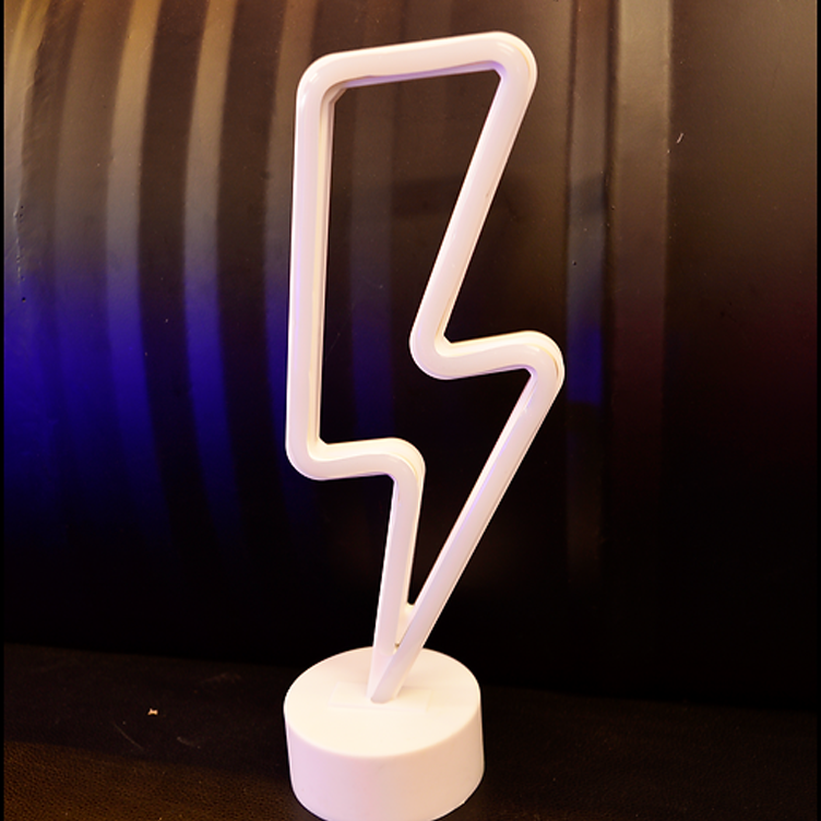 Thumbnail: lightning thunder (stand) LED neon light USB