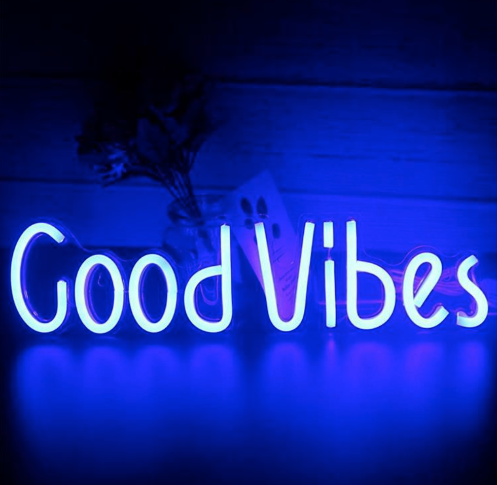 Good Vibes lamp 5v USB cable