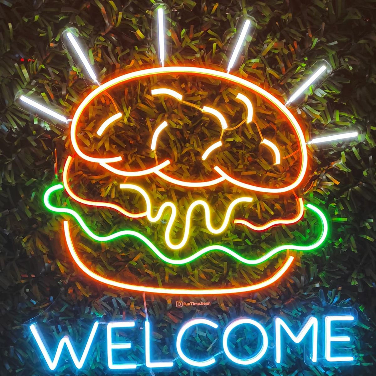 Custom Burger Neon Signs