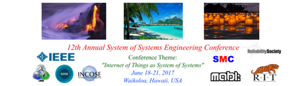 12th International Conference on System of Systems Engineering (SoSE)