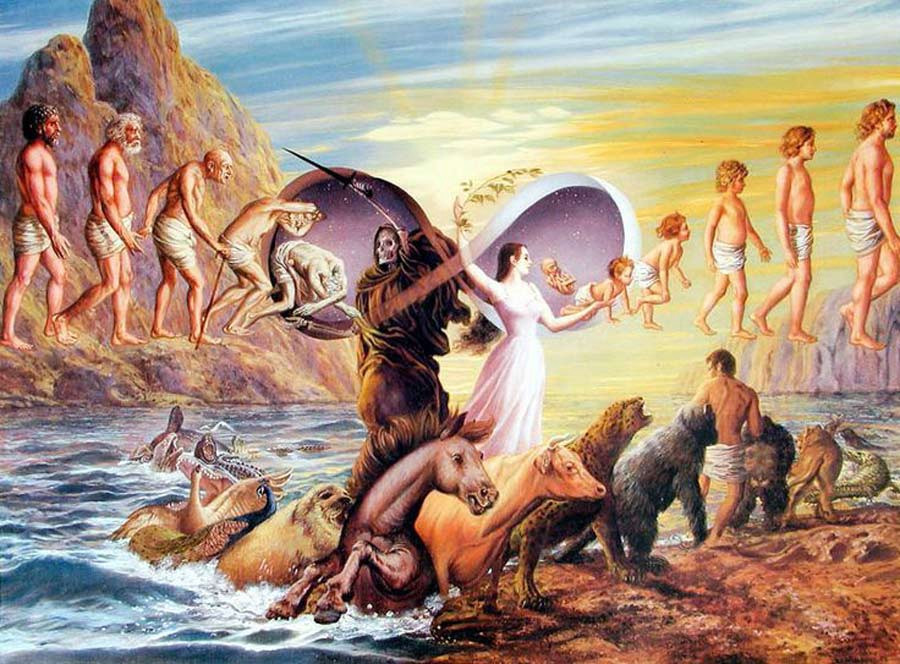 reincarnation and identity. Eternal soul, temporary body