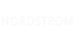 Nordstrom logo white on black background