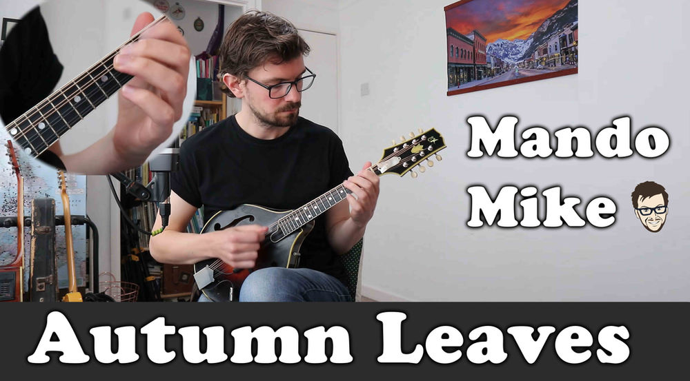 Autumn Leaves chord/melody arrangement Advanced Mandolin