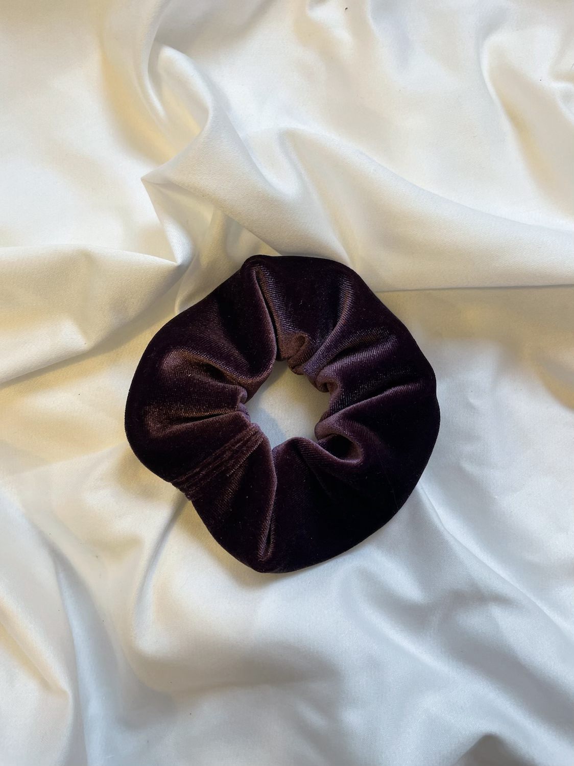 Scrunchie Samt-Violett
