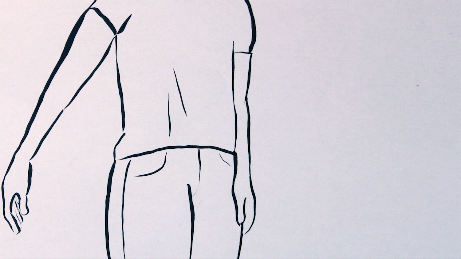 Hand drawn animation shot under the camera, 2019, Madi Thompson