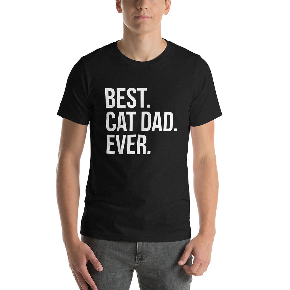 Thumbnail: Cat Dad Short-Sleeve Unisex T-Shirt