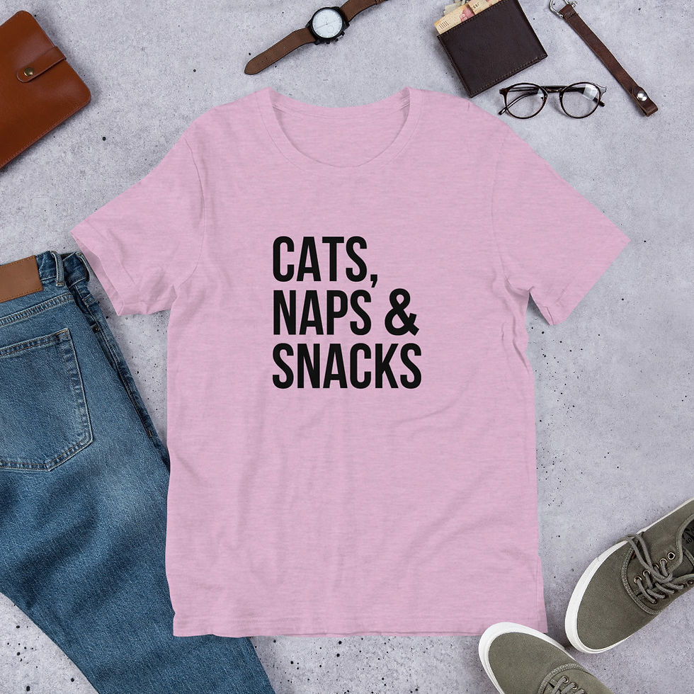 Thumbnail: Cats, Naps & Snacks t-shirt