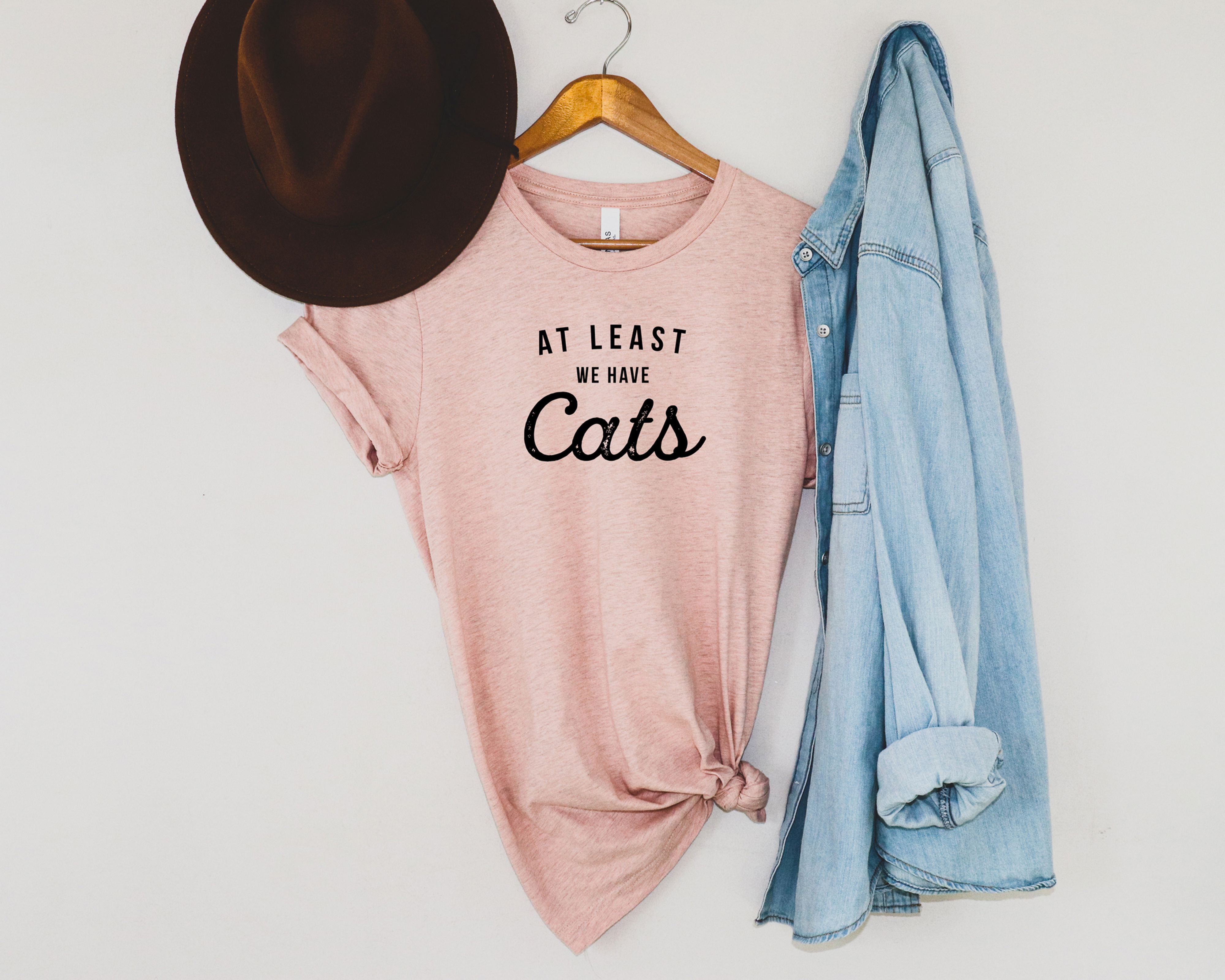 At least we have cats Short-Sleeve Unisex T-Shirt