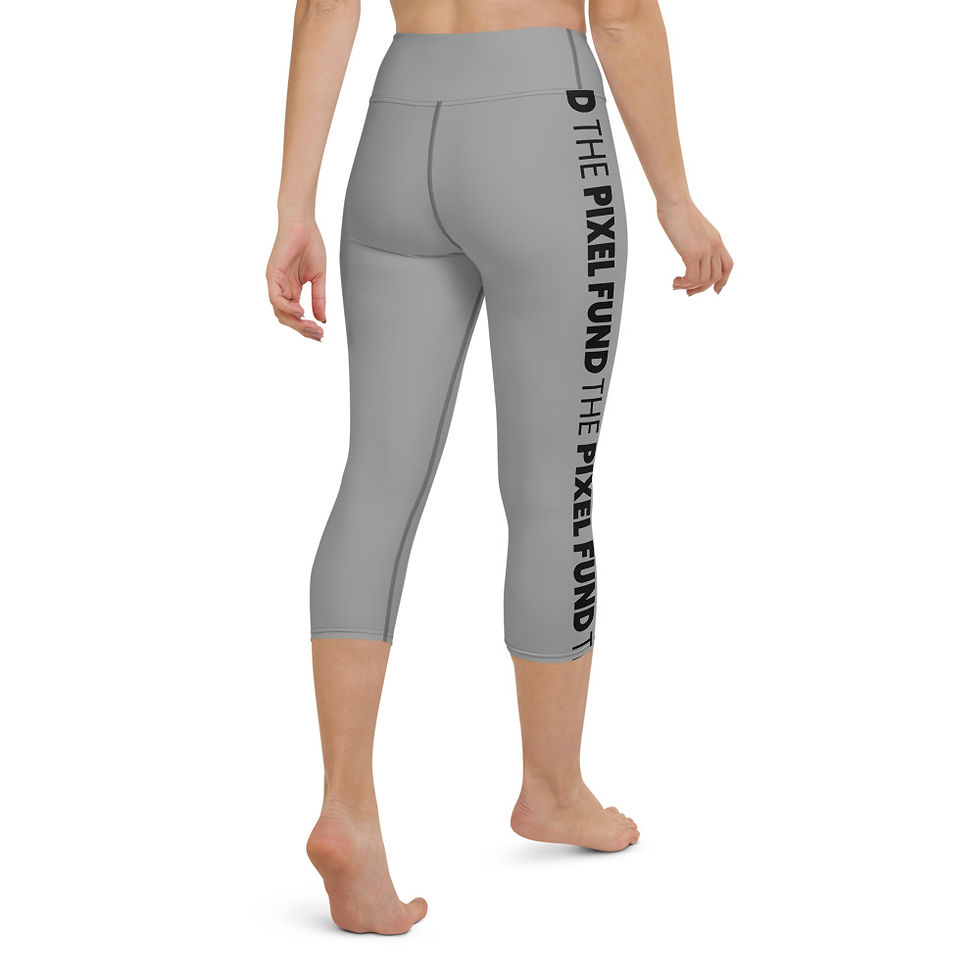 Thumbnail: Graphic Vertical Yoga Capri Leggings