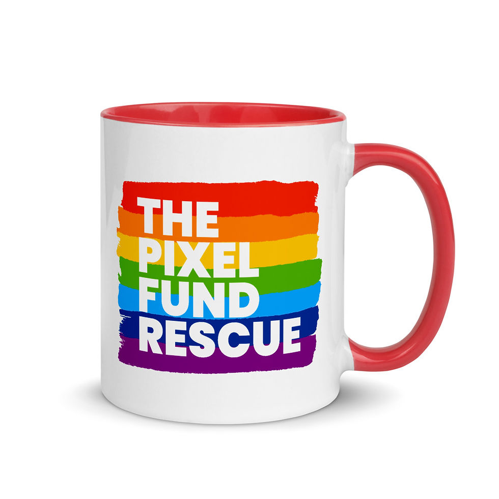 Thumbnail: Pixel Has Pride: Logo Mug with Color Inside