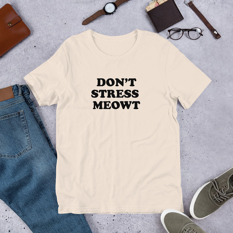 Thumbnail: Don't Stress Meowt Short-Sleeve Unisex T-Shirt