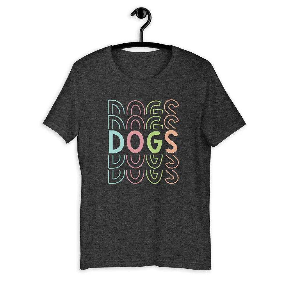 Thumbnail: Rainbow Dogs Short-Sleeve Unisex T-Shirt