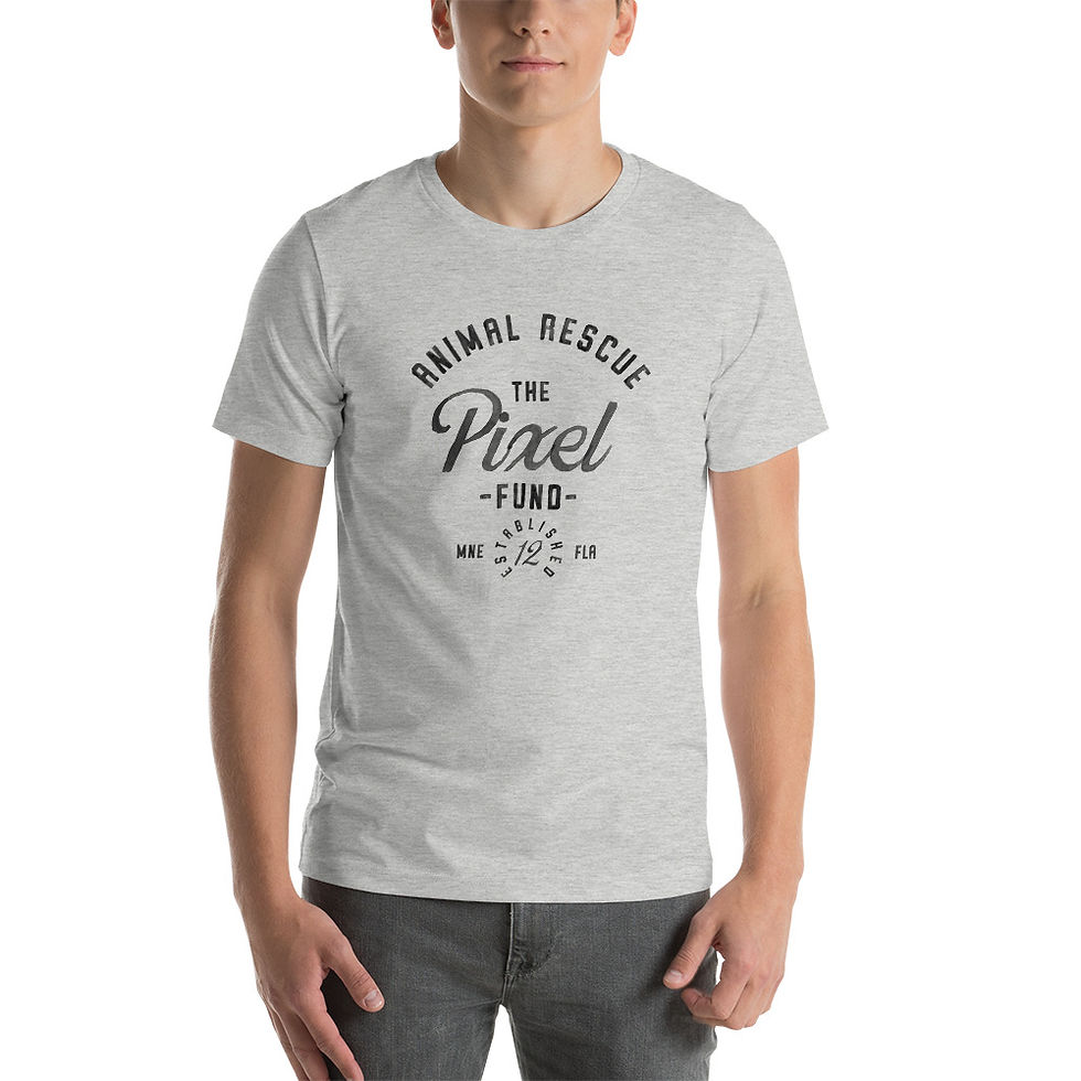 Thumbnail: Vintage Pixel Short-Sleeve Unisex T-Shirt Black