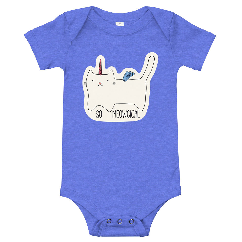 Thumbnail: Meowgical Baby short sleeve one piece