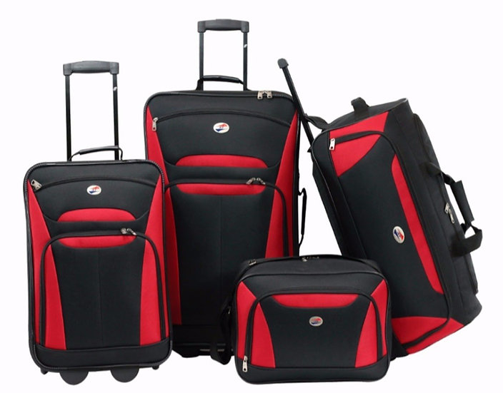 Juego 4 Maletas American T. Samsonite Set De Viaje At Tour | Commerchi