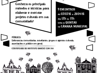 Projeto Japaratuba em Rede realiza Curso de Projetos Culturais