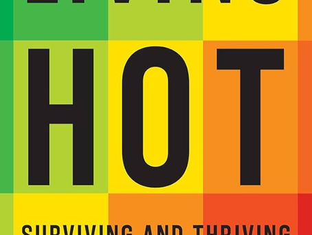 Cover of the book 'Living Hot'.