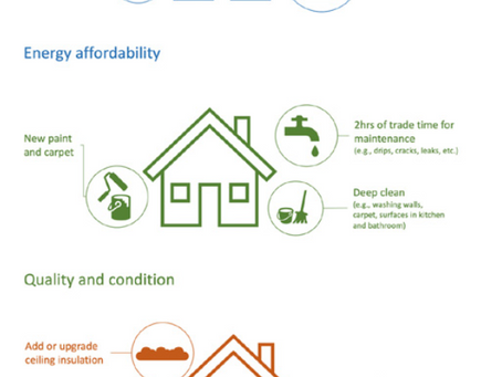 Diagram depicting the key choices tenants were invited to make.