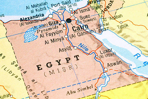Carte Égypte