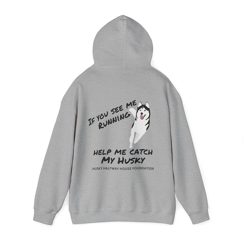 Thumbnail: Running Logo Front/Design Back Hoodie