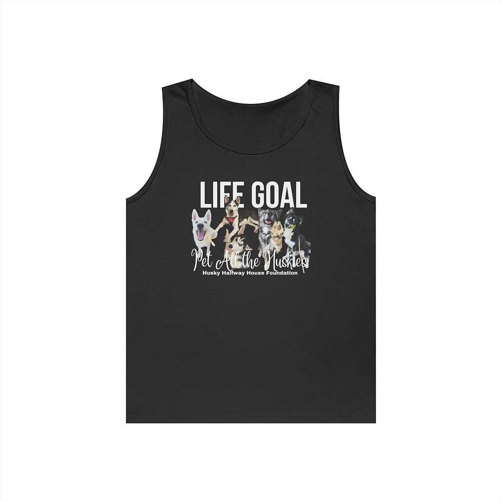 Thumbnail: Pet All the Huskies Tank Top | Unisex Heavy Cotton