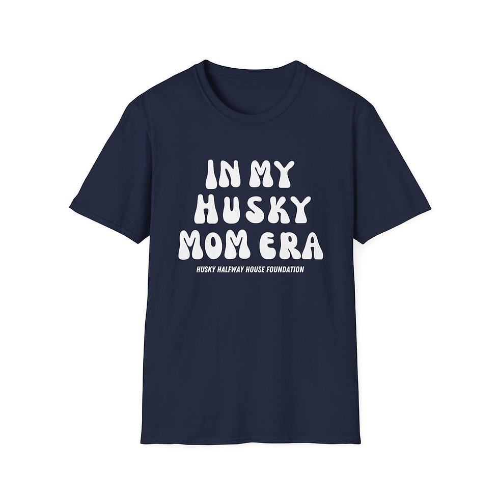Thumbnail: Husky Mom Era Unisex T-Shirt -Text Only- Extended Sizes