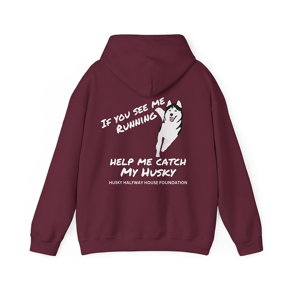 Thumbnail: Running Logo Front/Design Back Hoodie