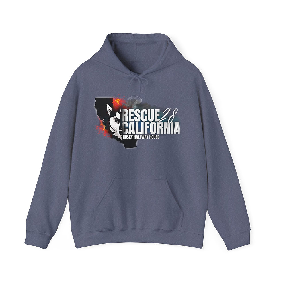 Thumbnail: Rescue California - Wildfire Rescue Tribute Unisex Hooded Sweatshirt