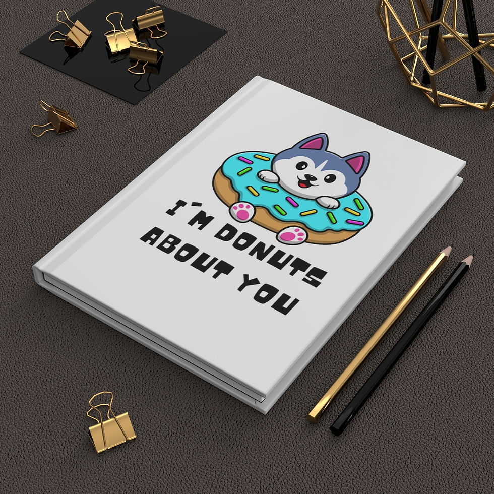 Thumbnail: I'm Donuts About You Hardcover Journal Matte