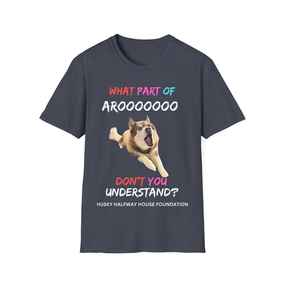 Thumbnail: Red Husky Arooo Unisex Softstyle T-Shirt