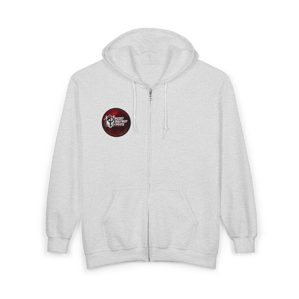 Thumbnail: H3 Halloween Zip Hoodie – Blood Moon & Boop the Bones (Customizable