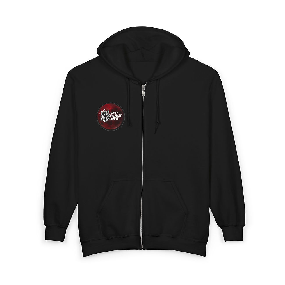Thumbnail: H3 Halloween Zip Hoodie – Blood Moon & Boop the Bones (Customizable