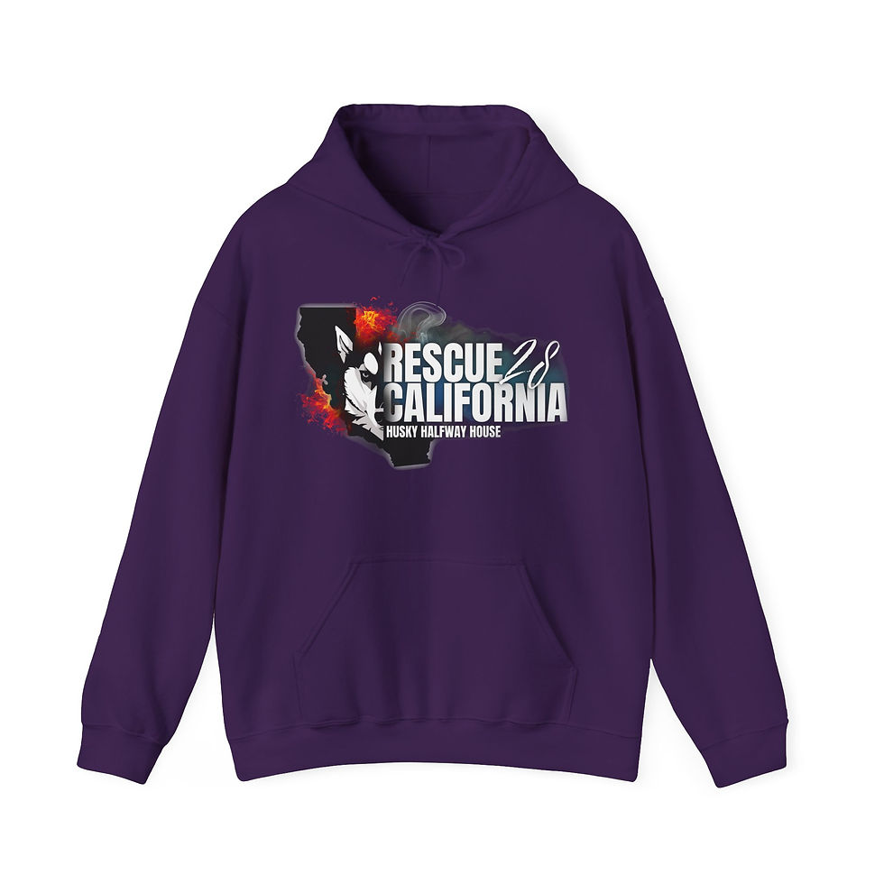 Thumbnail: Rescue California - Wildfire Rescue Tribute Unisex Hooded Sweatshirt