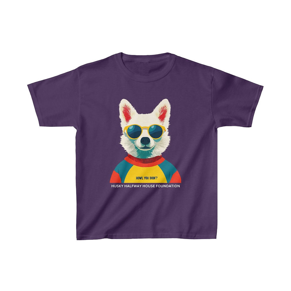 Thumbnail: Howl You Doin'? Kids Heavy Cotton™ Tee