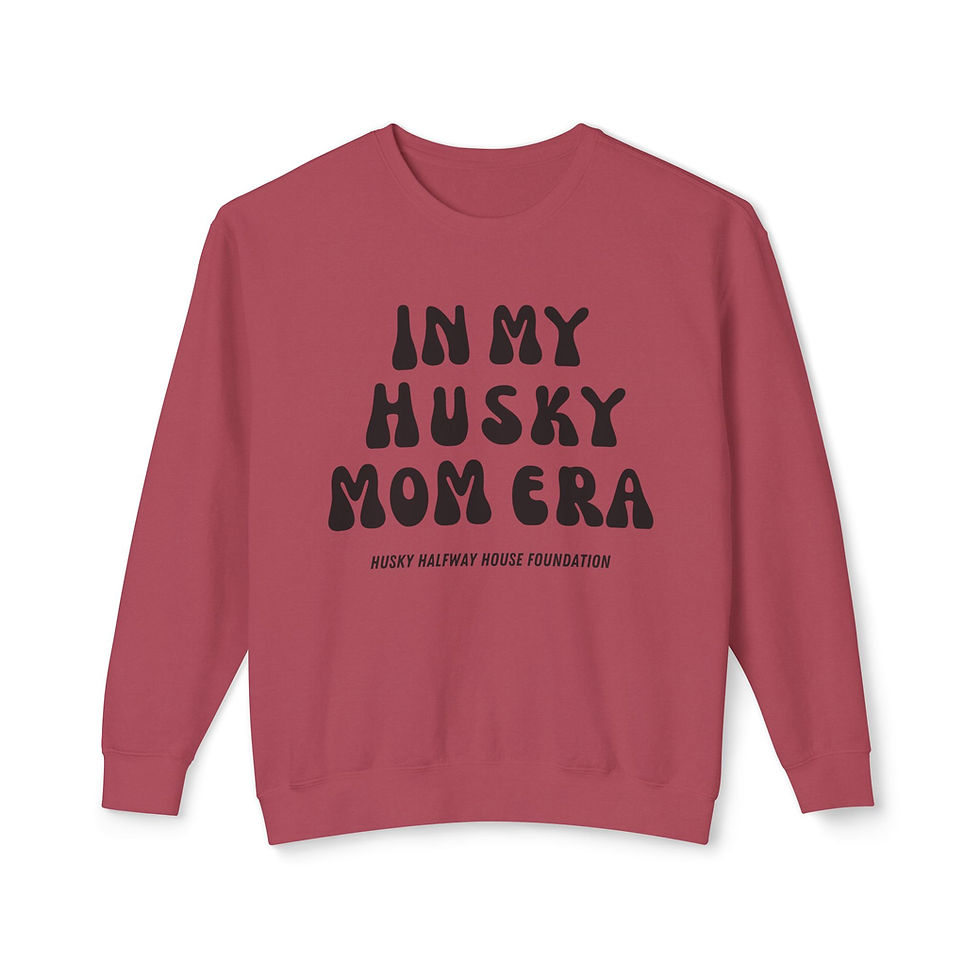 Thumbnail: In My Husky Mom Era – Unisex Midweight Long Sleeve Sweatshirt