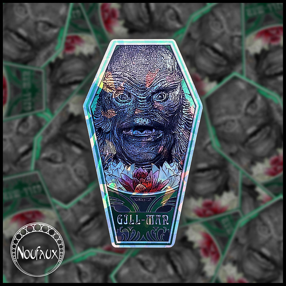 Thumbnail: Monster Minis Coffin Stickers